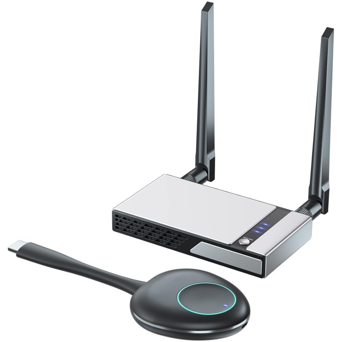 Tobo Wireless HDMI Transmitter and Receiver, Extender Kit 1080P@60Hz - Transmit Video and Audio 165Ft/50M from Camera, Smartphone, PS3/4, PC to TV/Monitor/Projector TD-1450WA